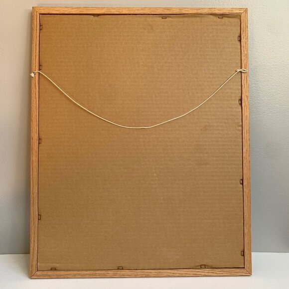 Vintage Medeiros Boy with Dog Signed Framed Print - Picture 6 of 7